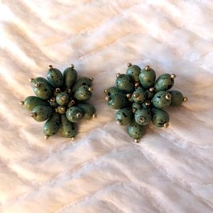 Vintage lucite earrings